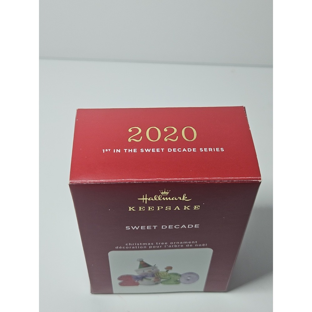 2020 Hallmark Keepsake Sweet Decade #1 Snowman Christmas Ornament Boxed QXR9154 - Picture 3 of 8
